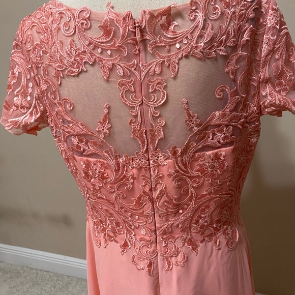 Coral dress, Size 14, 39.5 bust, 32.5 waist - Picture 4 of 7
